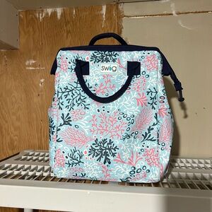 Swig Blue and Pink Backpack Cooler
